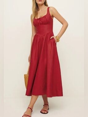 Reformation | Dresses | Reformation Bekki Linen Dress Nwot | Poshmark